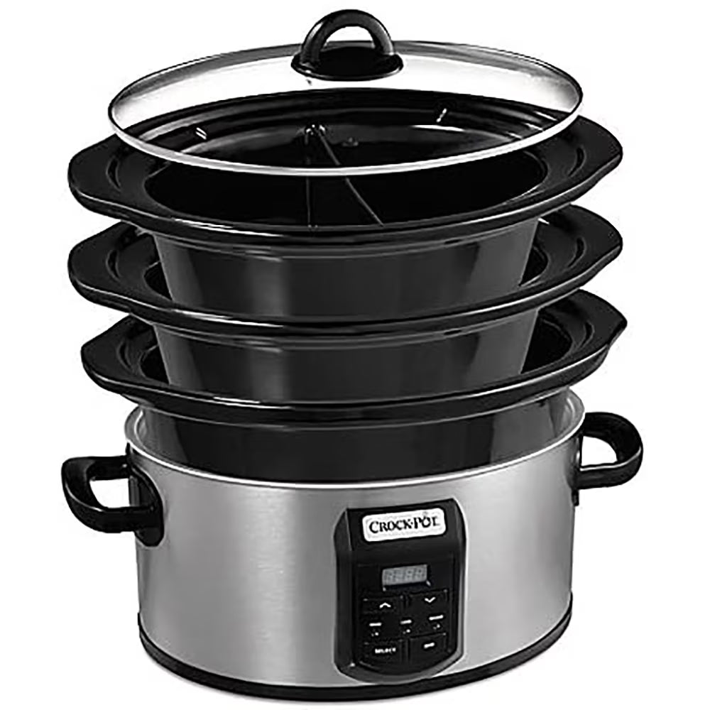 6 Quart / 4 Quart / 2 x 1.5 Quart Programmable Slow Cooker T184