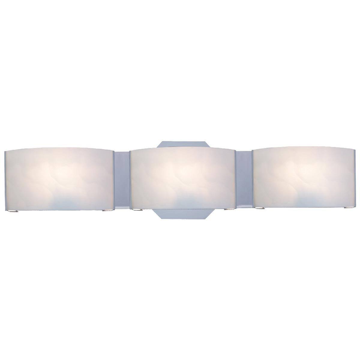 Chrome 3-Light Bathbar Sconce K9370