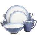 16-Piece Blue Earthenware Dinnerware Set I4703