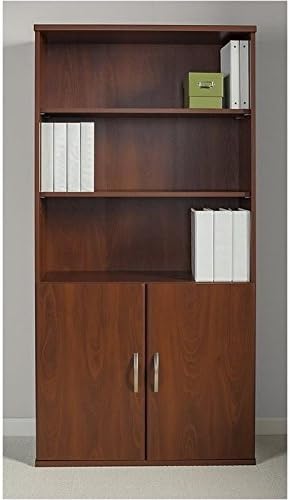 36W Bookcase with Doors in Hansen Cherry X44827