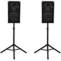 Passive Speakers Three Way Pair with Stands 1000 Watts X8357