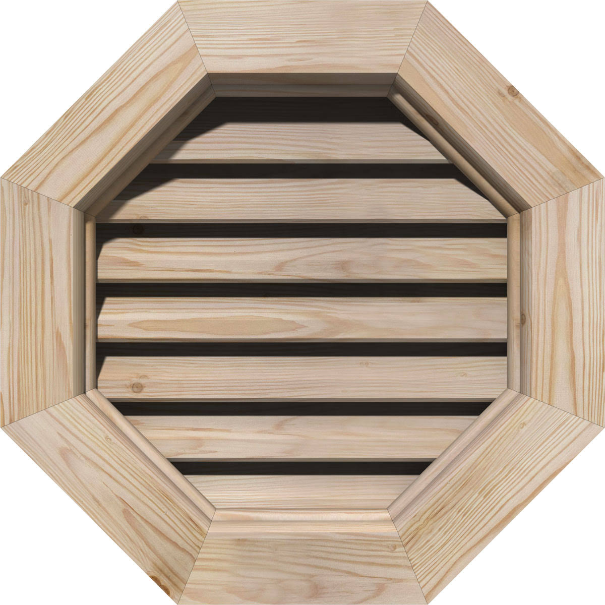 Primed Octagonal Gable Vent J8609