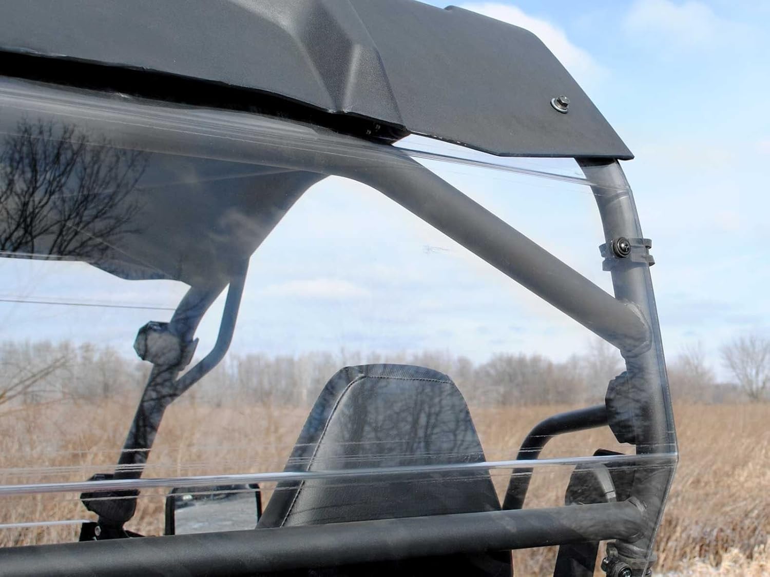 Heavy-Duty Rear Windshield, 1/4 Thick Clear Polycarbonate Y666