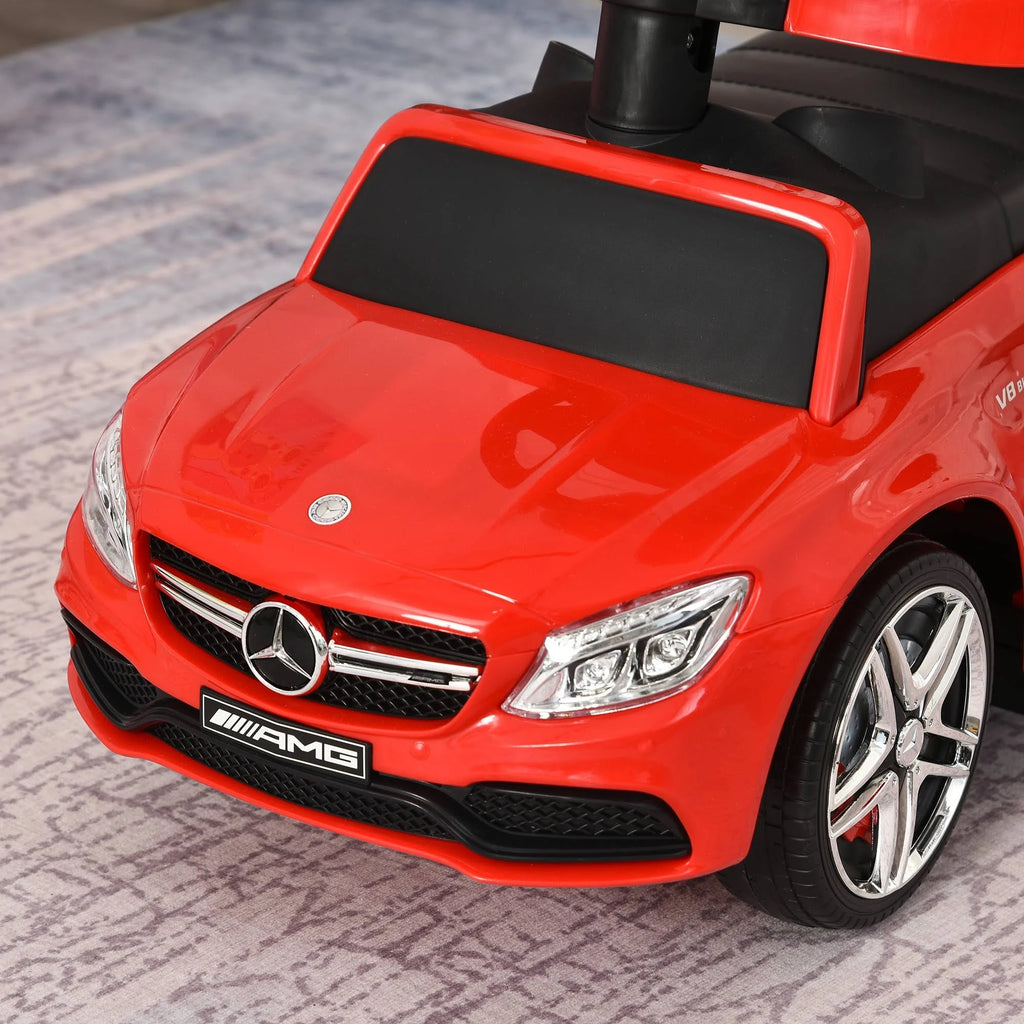 Red 3 in 1 Ride on Push Car with Canopy K79940