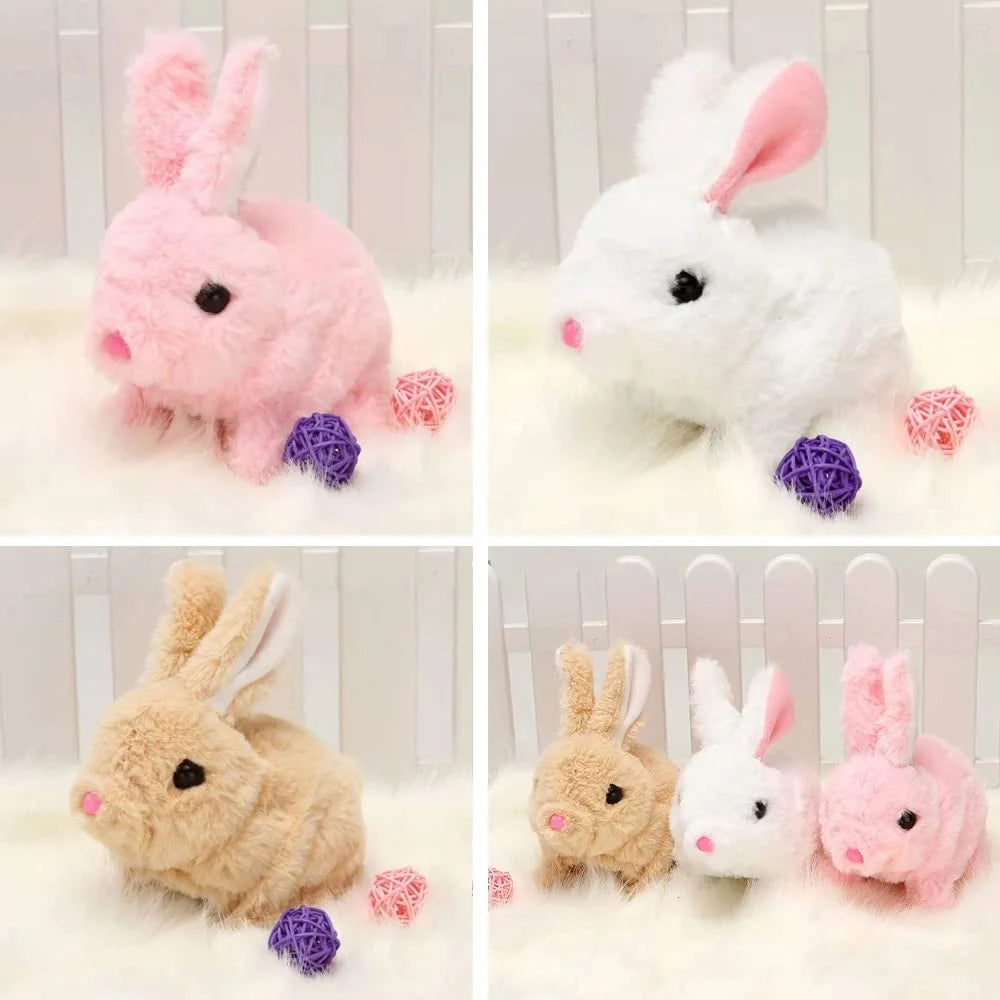 3pcs Bunny Plush Interactive Toys with Carrot A5032