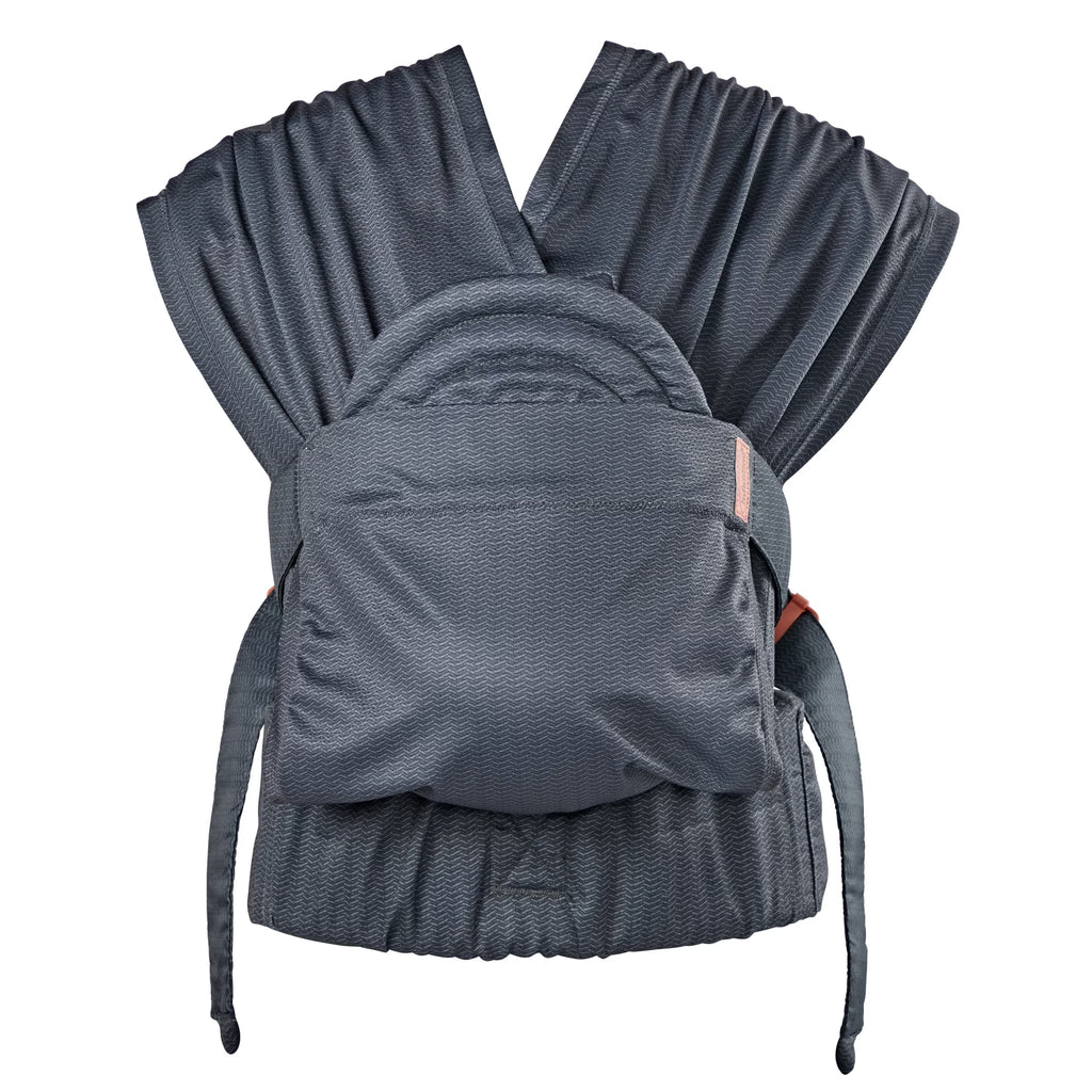 Adjustable Hybrid Wrap Carrier with Quilted Privacy Cover and Storage Pouch M749