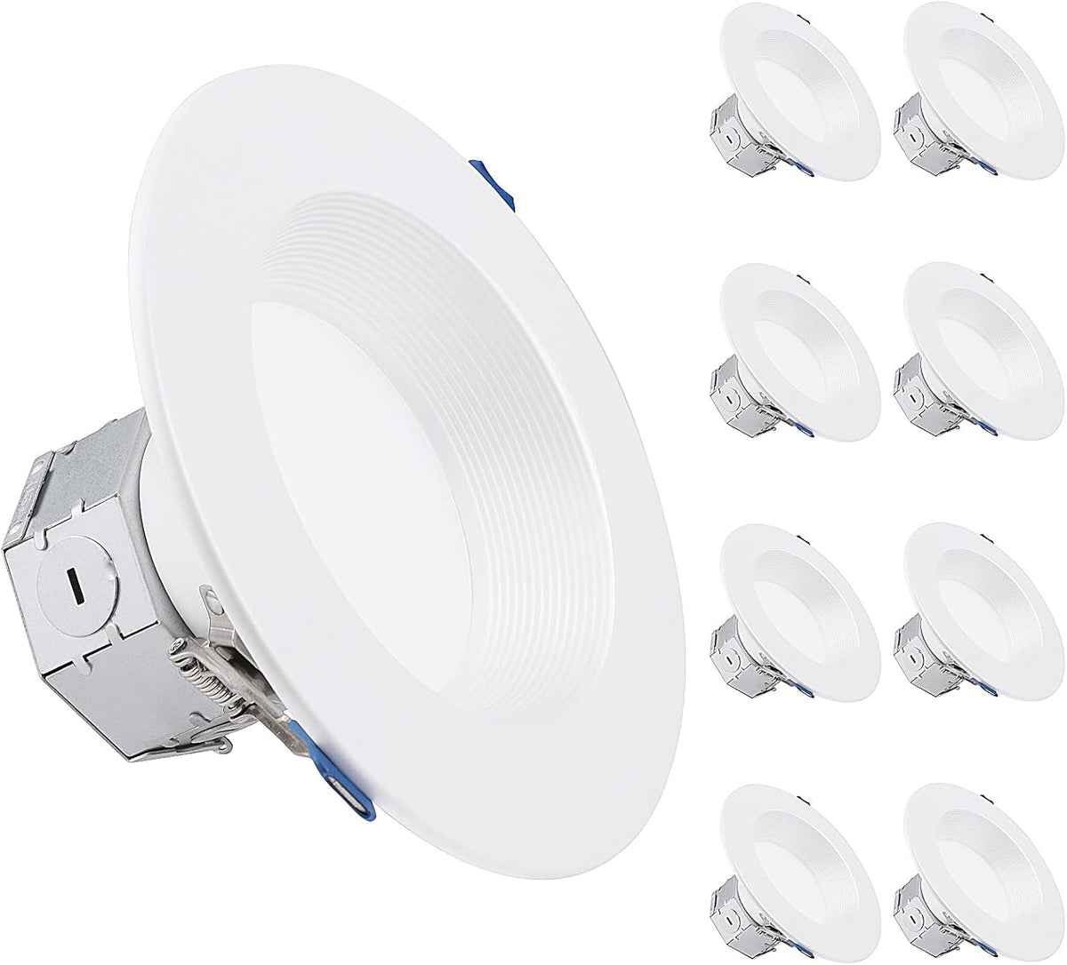 8-Pack 6 Inch LED Recessed Lighting Canless Downlight, 15W 1125lm Dimmable, 3000K Warm White Z692