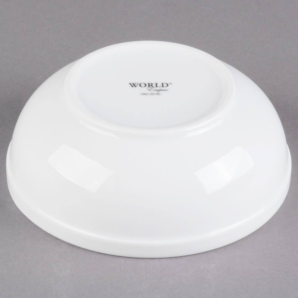 19.5 oz. Alpine White Porcelain Nappie Bowl Z3157