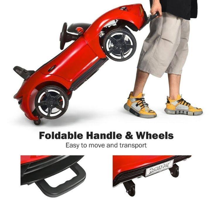 Red 12V Kids Ride on Car with MP3 and LED Light L51388