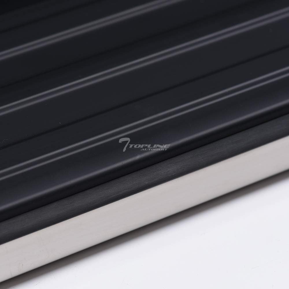 6" Black Aluminum Side Step Rail Running Boards X276
