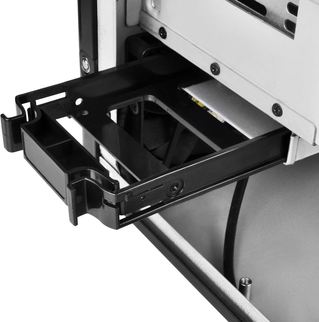 Black Mini-ITX NAS Case with Eight 2.5 Hot-Swappable Bays V980220