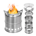 Lightweight Stainless Steel Wood Stove H725706