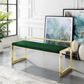 Velvet Bench Green Gold N949140