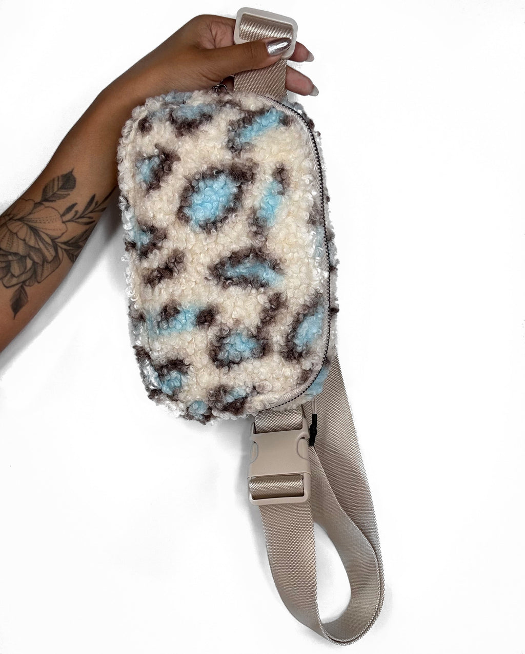 Sherpa Iris Long Strap Crossbody Bag (0140F#) - By Iris & Rainbow