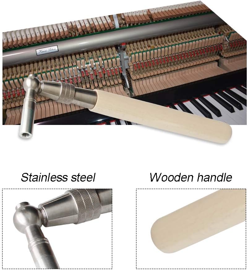 16 Pieces Piano Tuner Tools with Case G134056