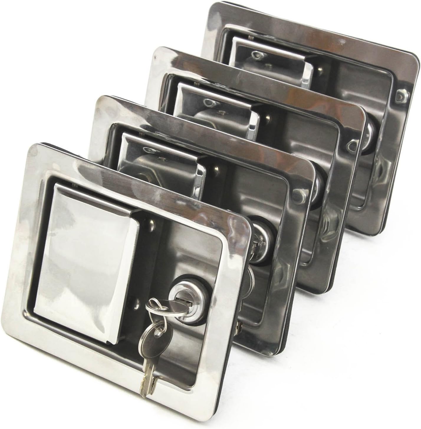 Stainless Door Lock Handle Latch for Toolbox RV Z88472