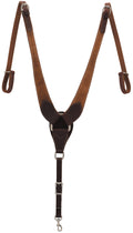 Rough Out Oiled Canyon Rose Pulling Breast Collar R55579