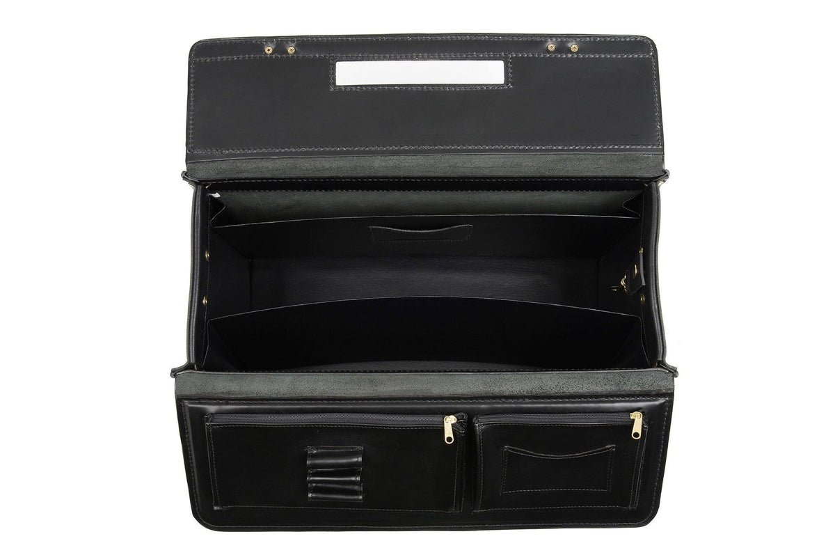 Black Leather Catalog Case R806