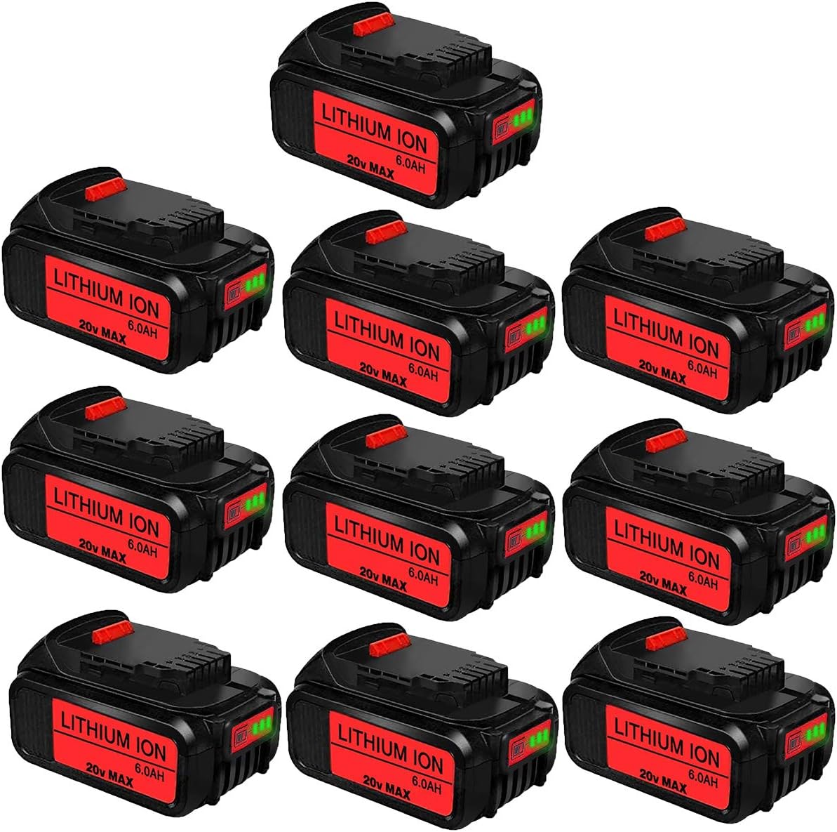 6.0Ah Lithium-ion 20V Replacement Battery G627442