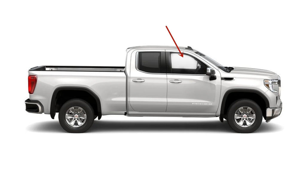 Right Side Front Door Window Glass for GMC Sierra 1500 Crew Cab 2019-2022 N5044