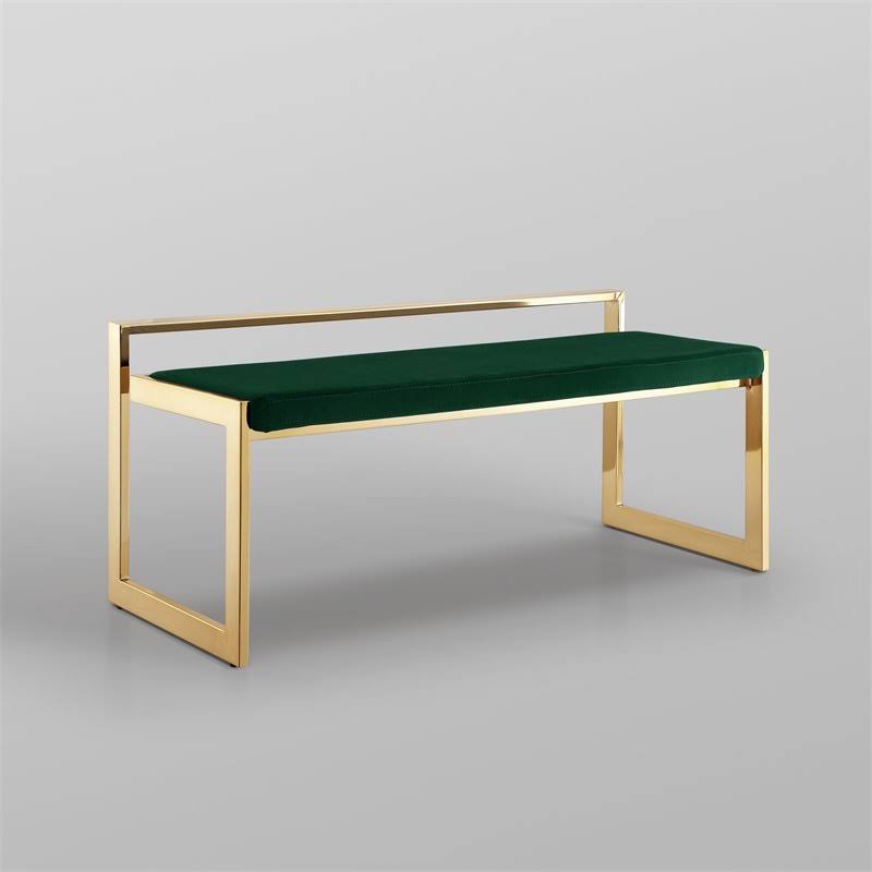 Velvet Bench Green Gold N949140