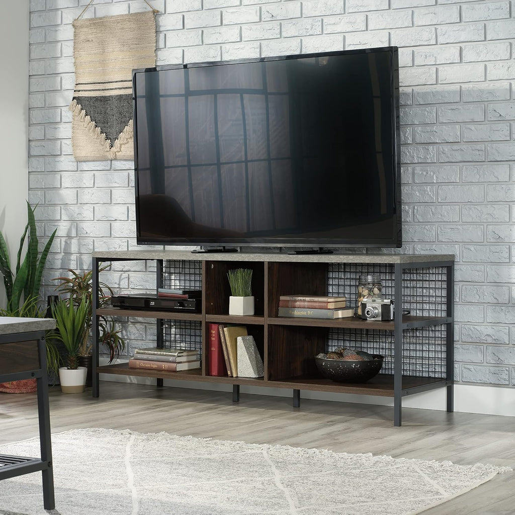Credenza for TVs up to 60", Rich Walnut Finish W762