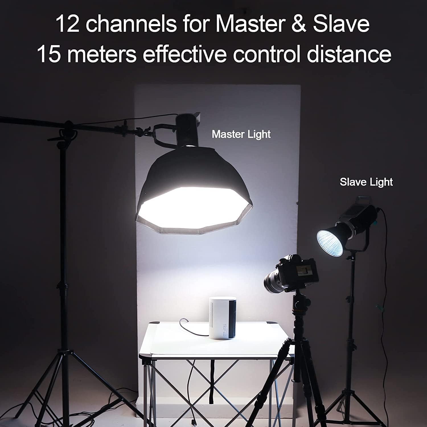 200W 5600K LED Video Light with DMX/Bluetooth App Control F803