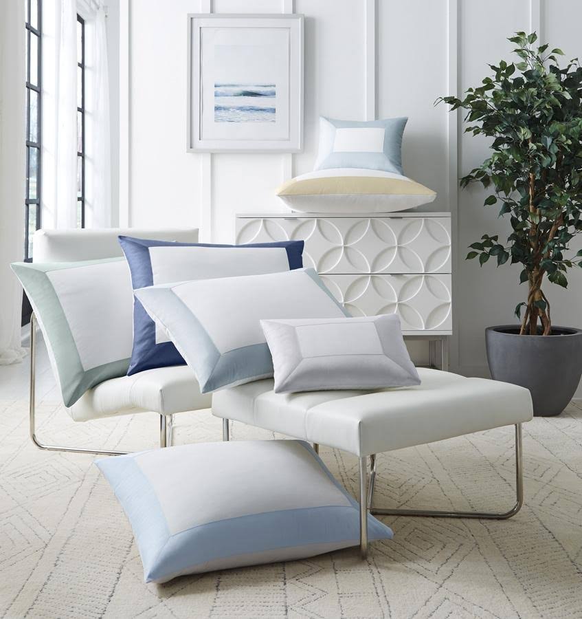 Standard Sham - White/Poolside V66758