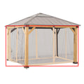 Replacement Mosquito Netting Set for Hard Top Gazebo L243