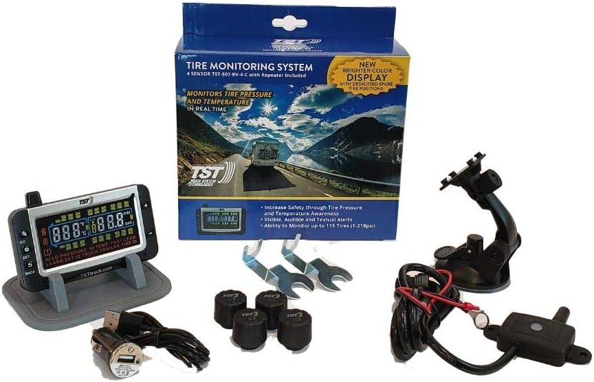 Tire Pressure Monitor with 8 Cap Sensors with Color Display E3571