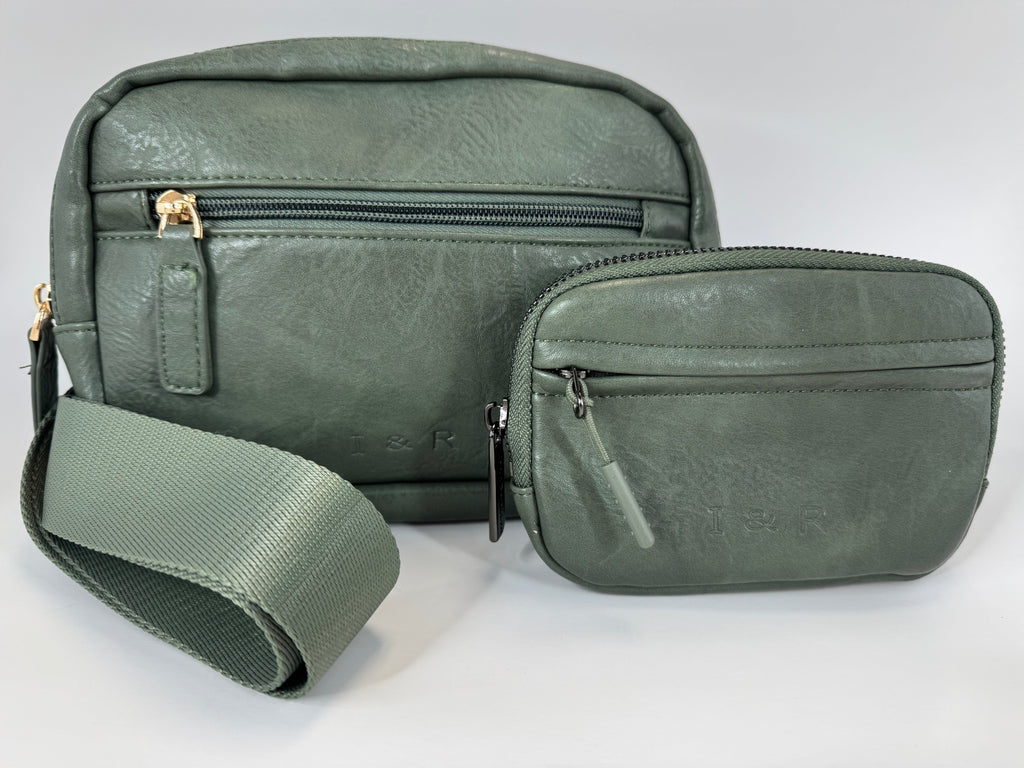 Sophisticated Faux Leather Bag and Wallet Bundle By Iris & Rainbow - Special Edition