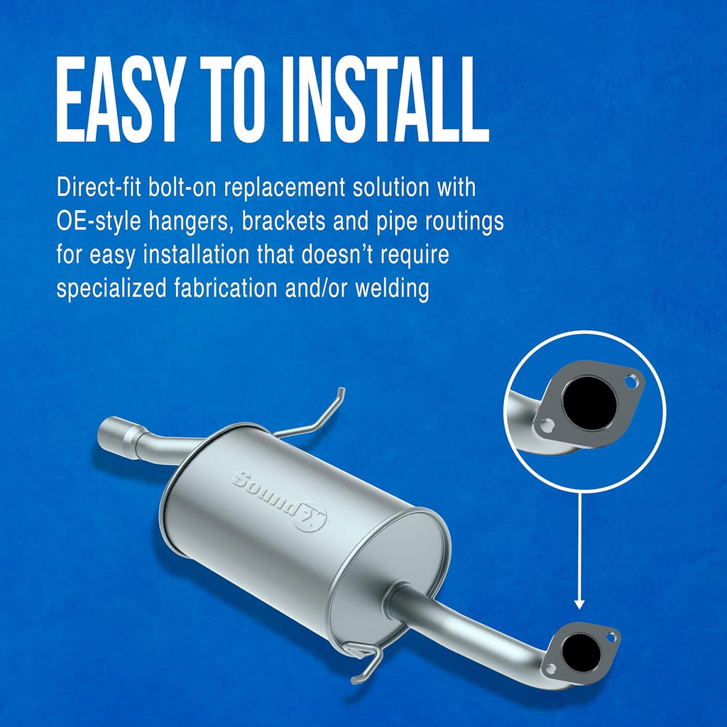 Exhaust Muffler Pack of 2 D655498