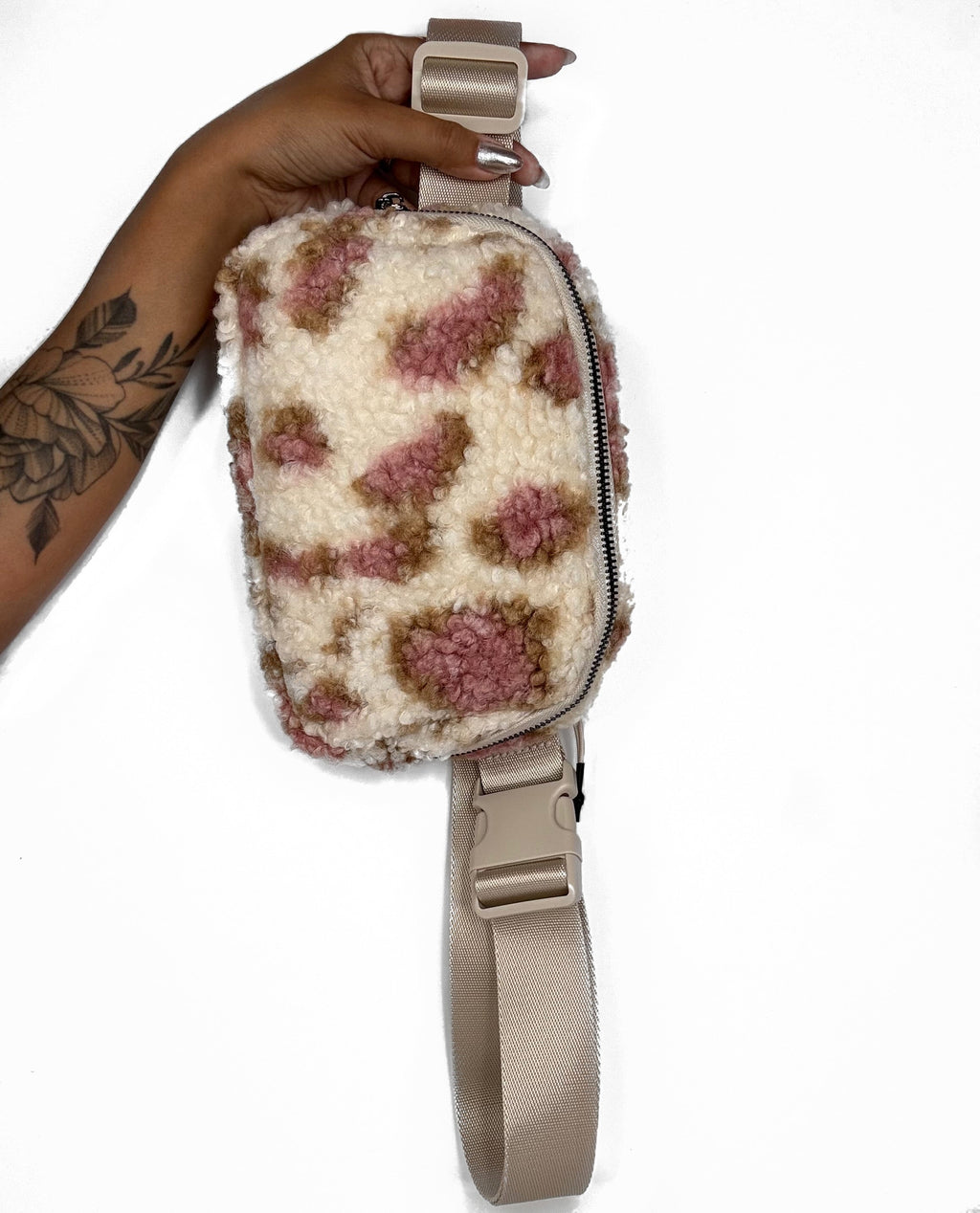 Sherpa Iris Long Strap Crossbody Bag (0140F#) - By Iris & Rainbow