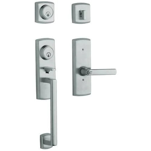 Lifetime Polished Brass Handleset with Interior Lever Y36937