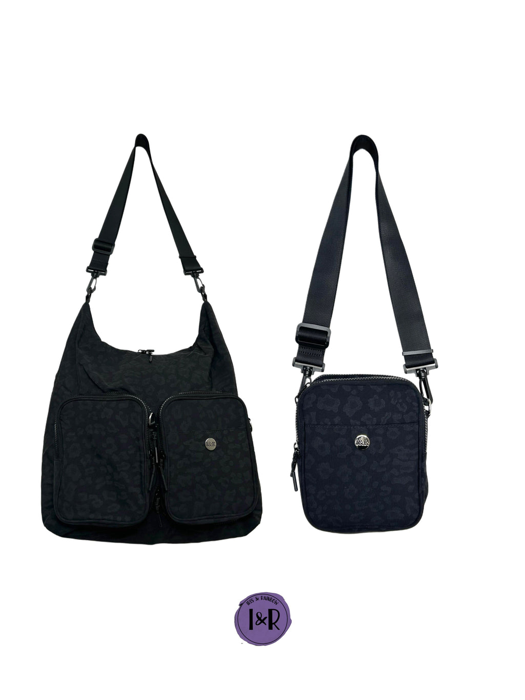 The Iris Flex Sling/Tote Bag (#2026) Fashionable Heart Shaped Tote Bag - By Iris & Rainbow