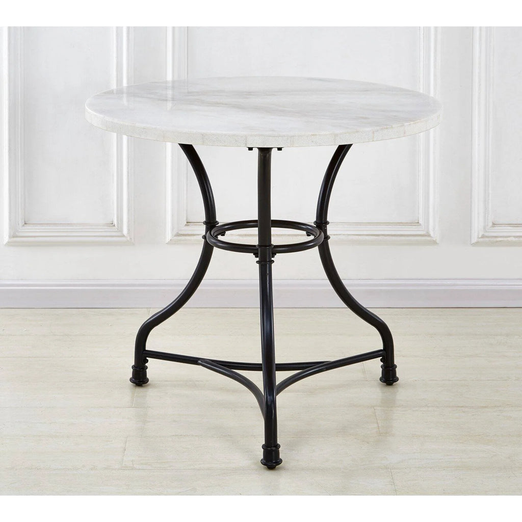 Round Marble Top Cafe Dining Table Y8442