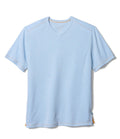Blue V-Neck Tee Y605701