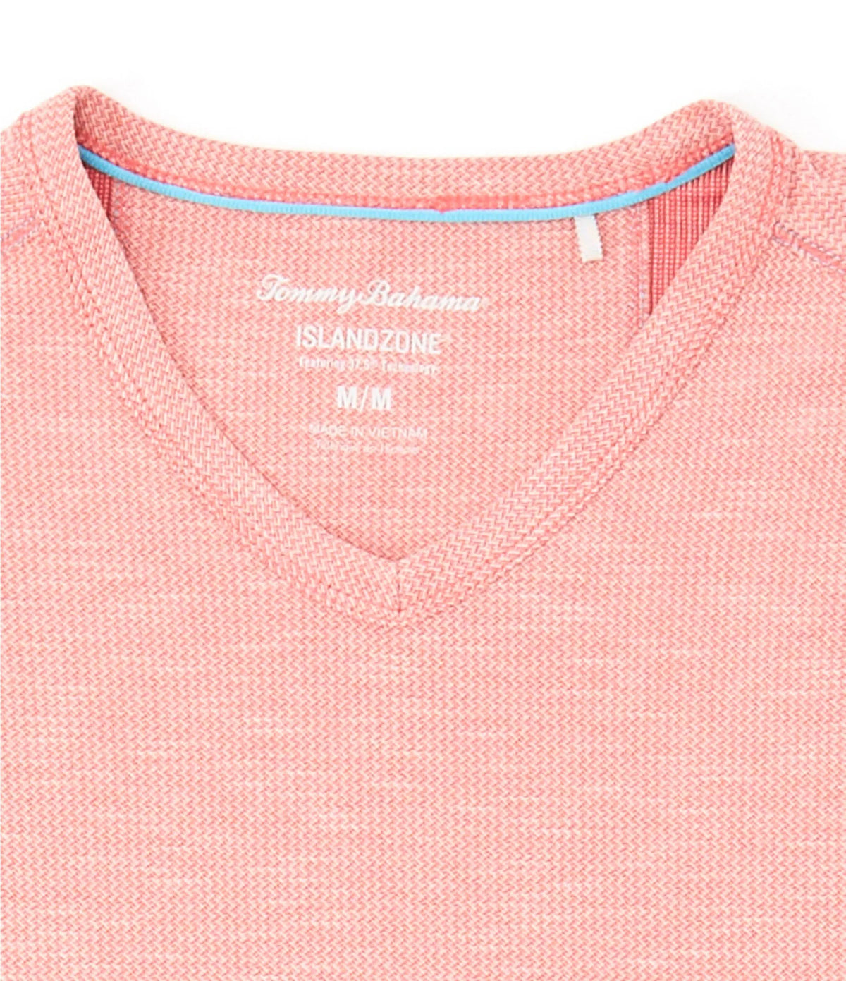 Blue V-Neck Tee Y605701