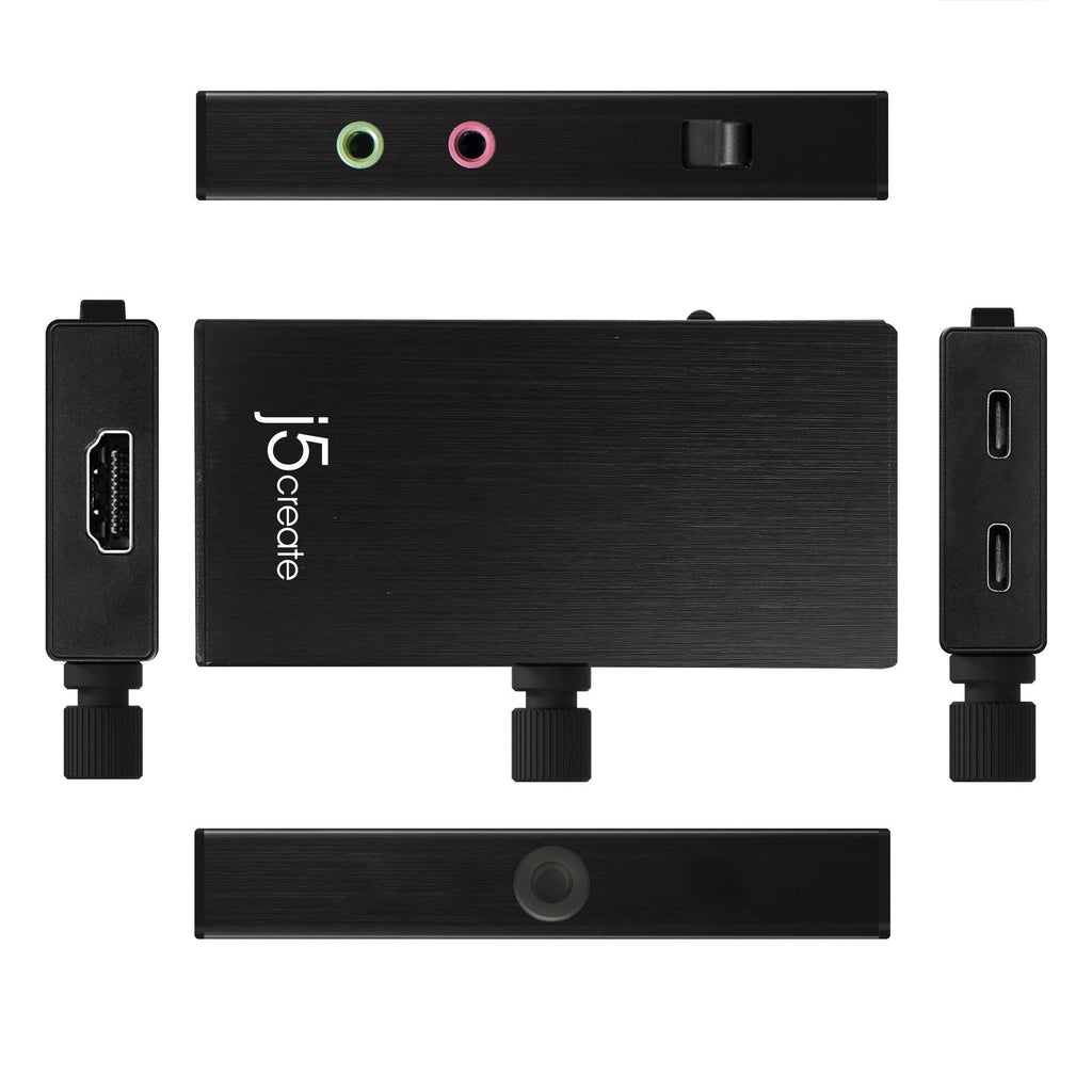 Black HDMI-to-USB Video Capture Card F619457