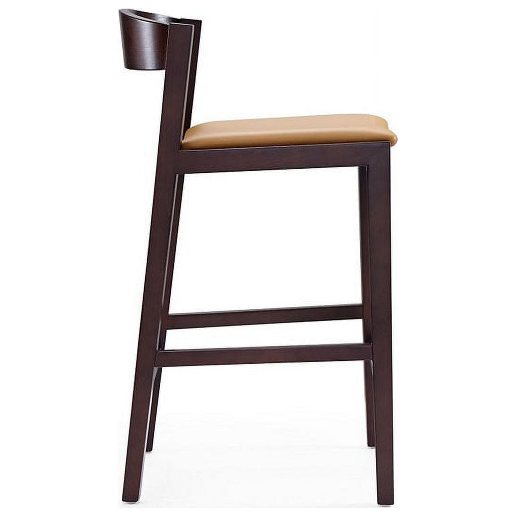 Faux Leather Barstool Set of 2 U107728