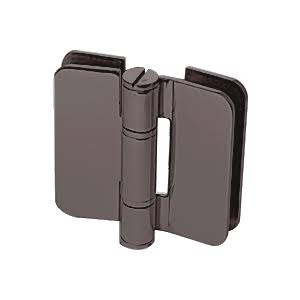 Oil Rubbed Bronze Glass-to-Glass Inline Outswing Hinge Z323048