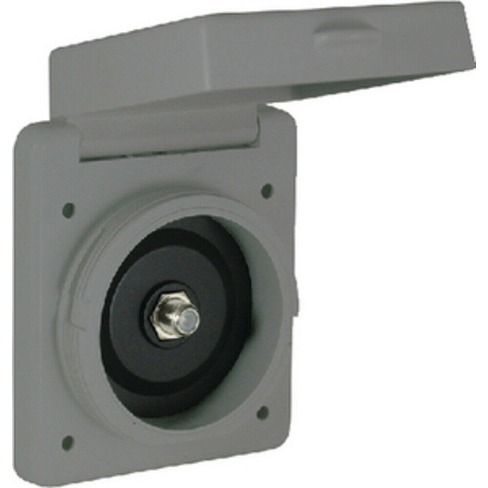 Single Cable TV Standard Inlet, White O335
