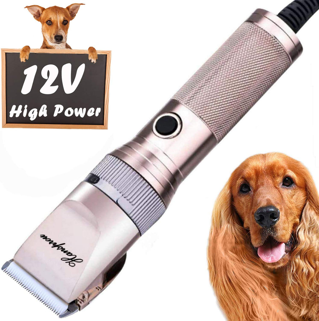 Dog Shaver Clippers with Guard Combs Brush Pack of 2 O7914