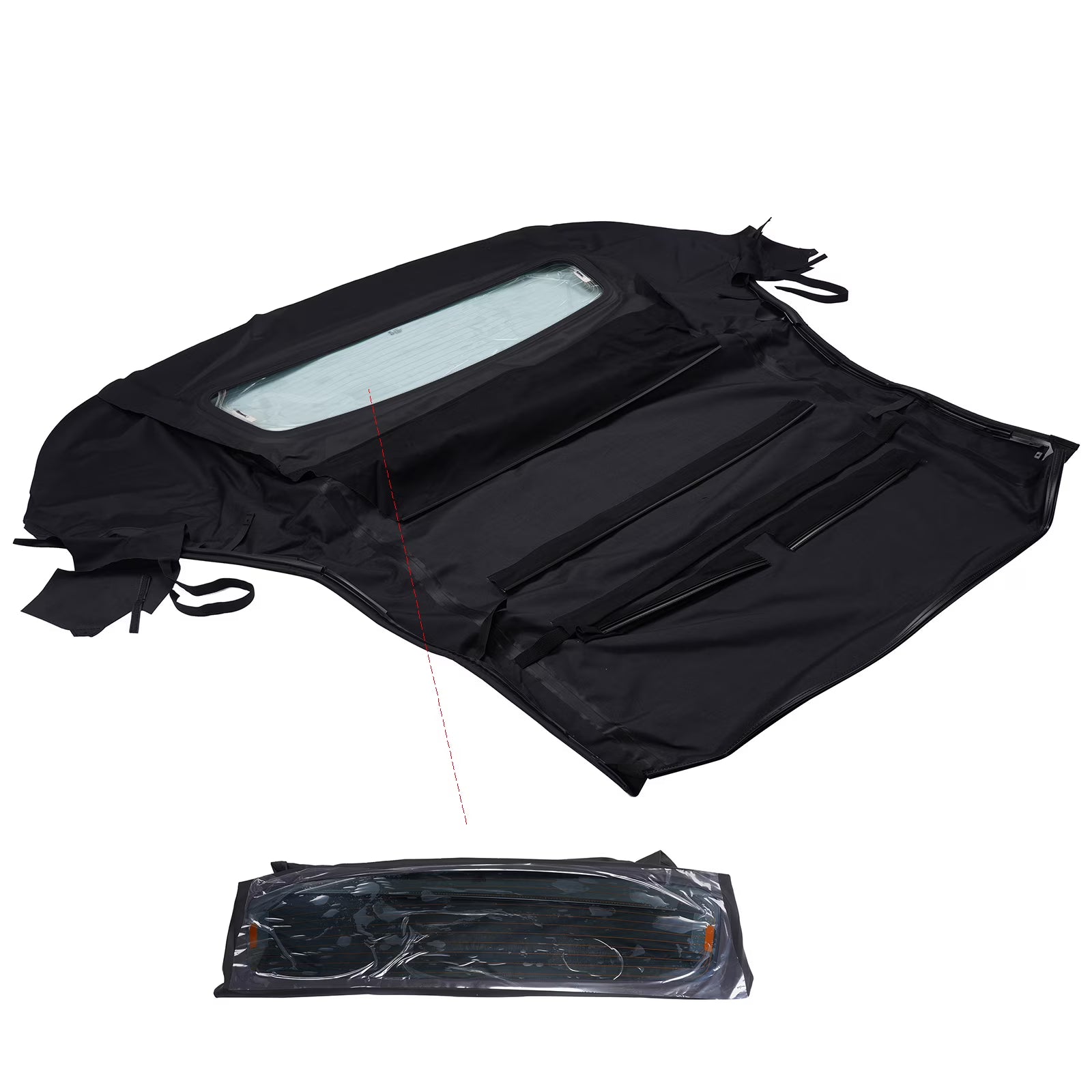 Black Convertible Top with Heated Glass Window I475448