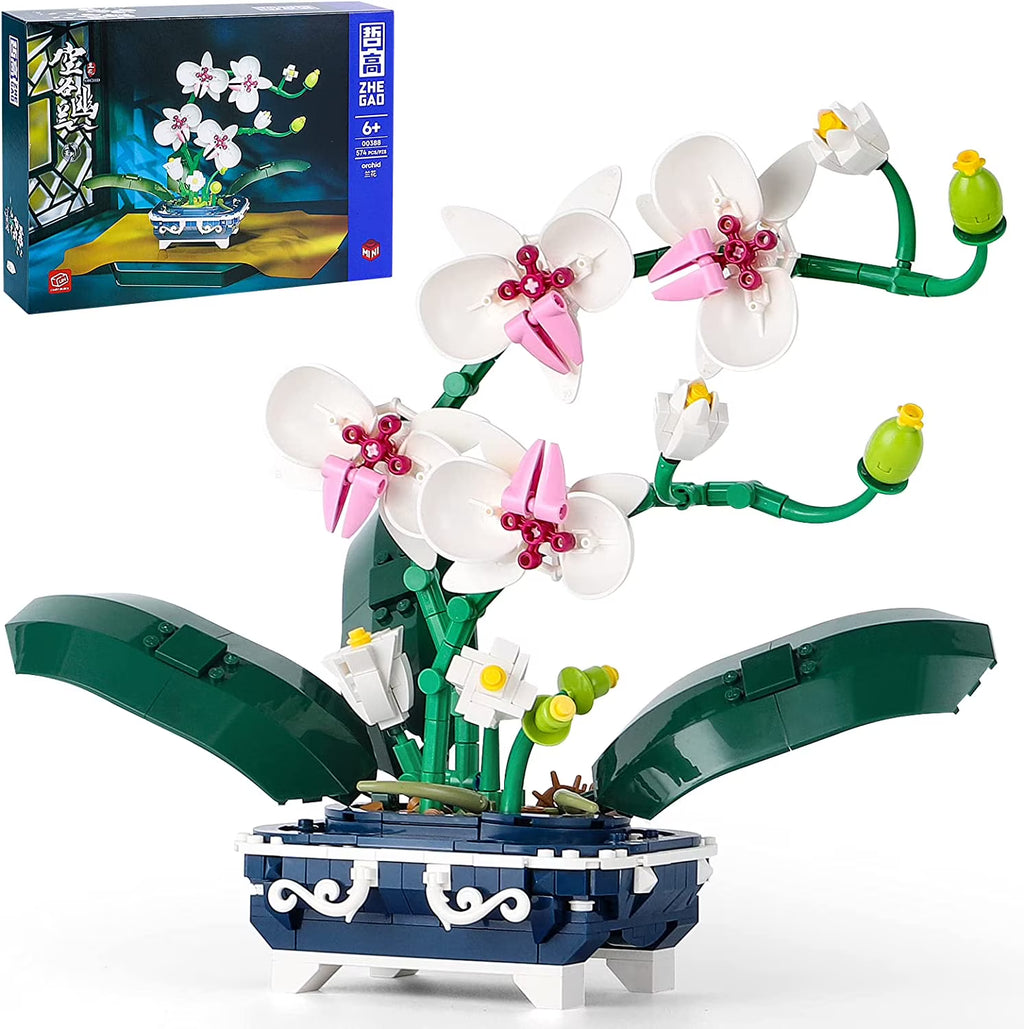 Flower Bouquet Building Kit, DIY Building Blocks Set R365937