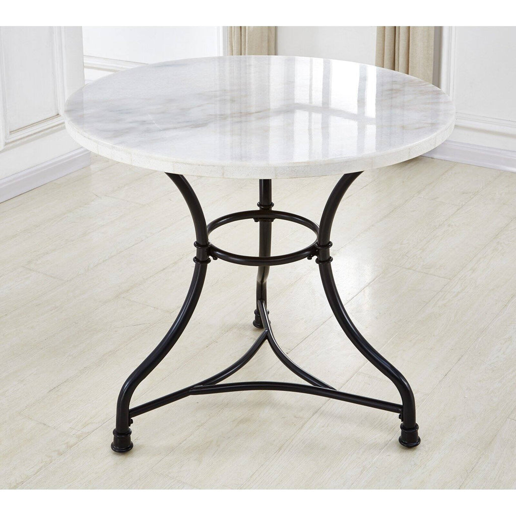 Round Marble Top Cafe Dining Table Y8442