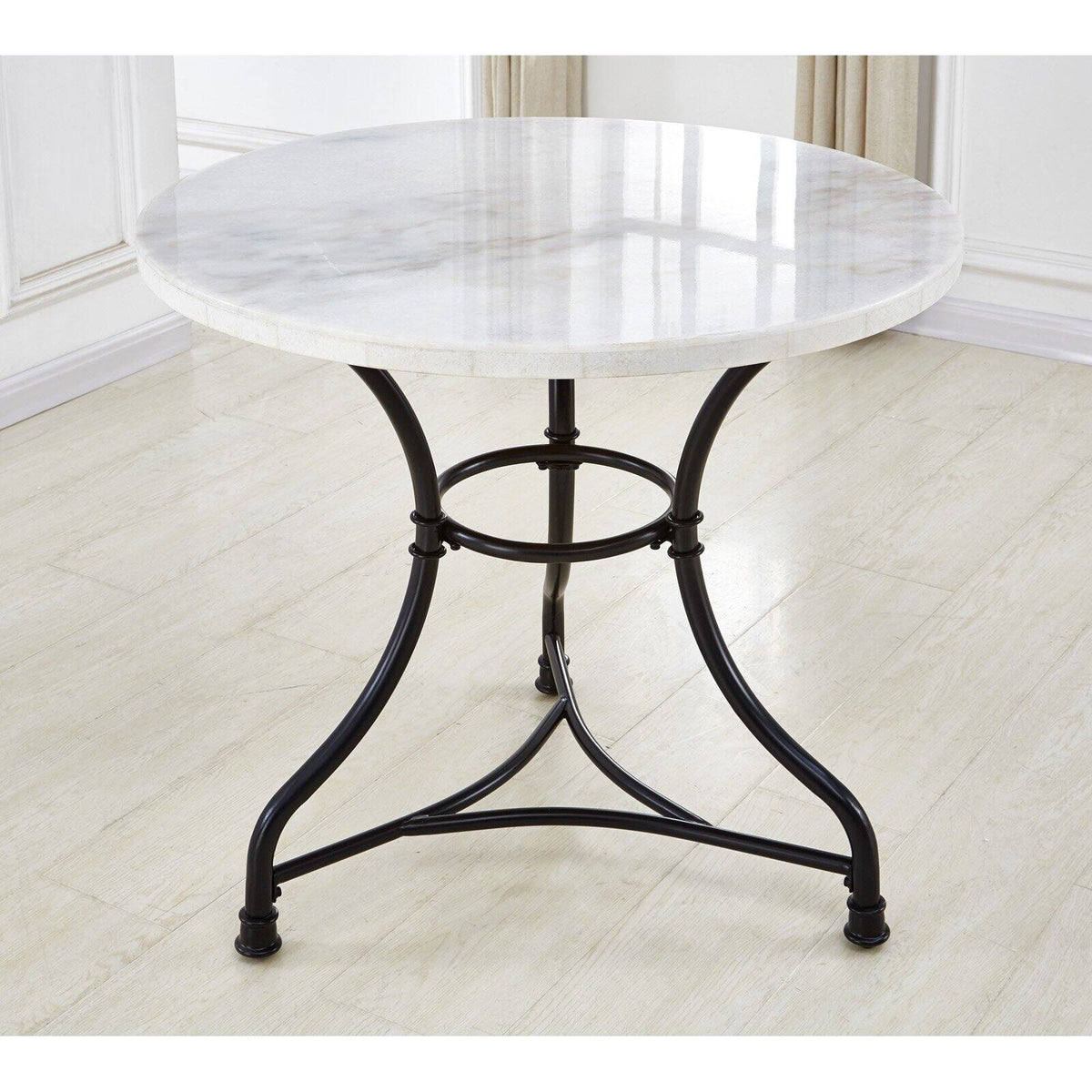 Round Marble Top Cafe Dining Table Y8442