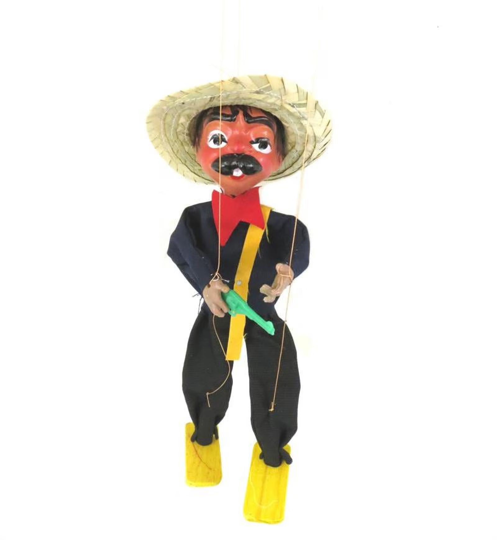 Mexican String Puppet Marionette Bandido P4850