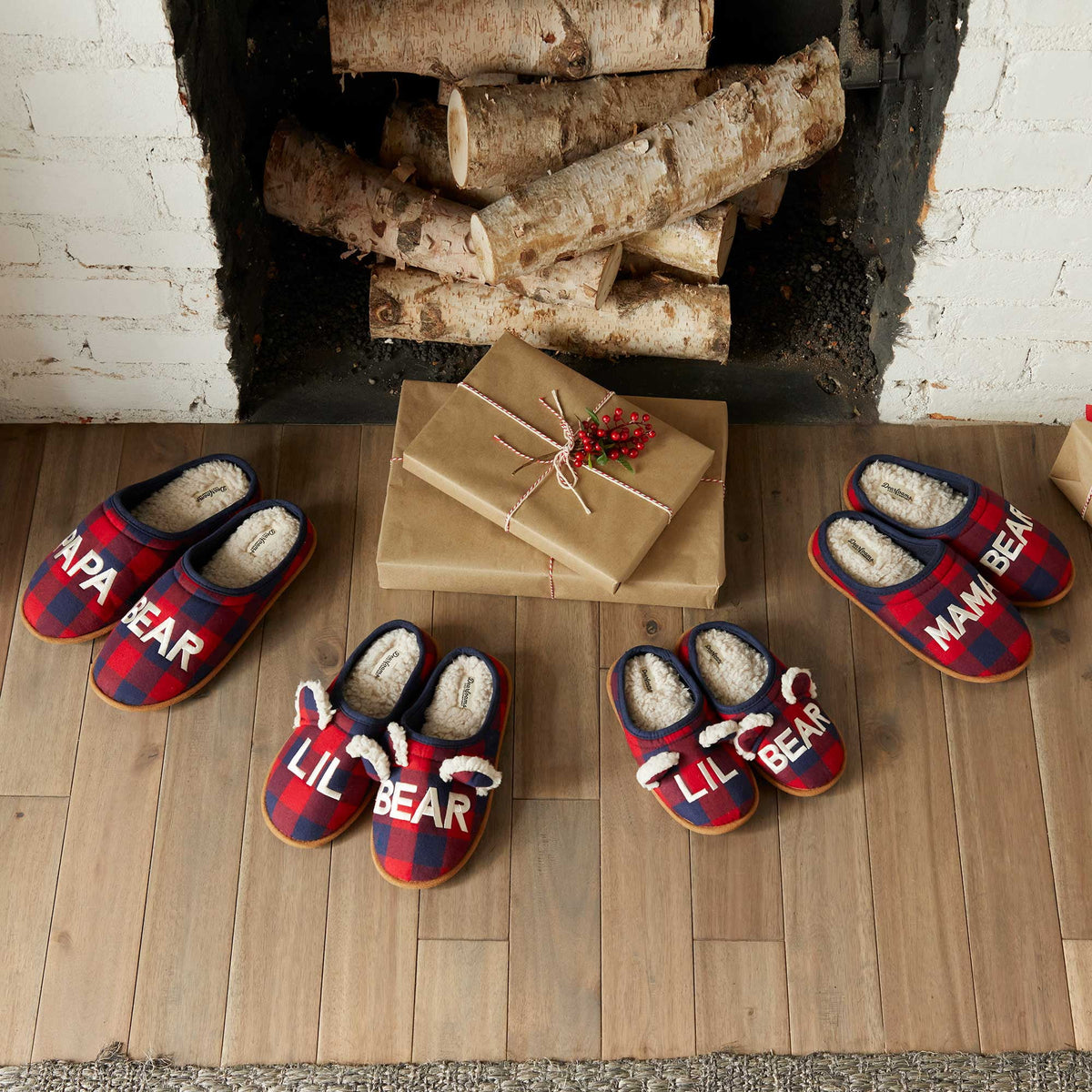 Men's Plaid Clog Slippers A5329