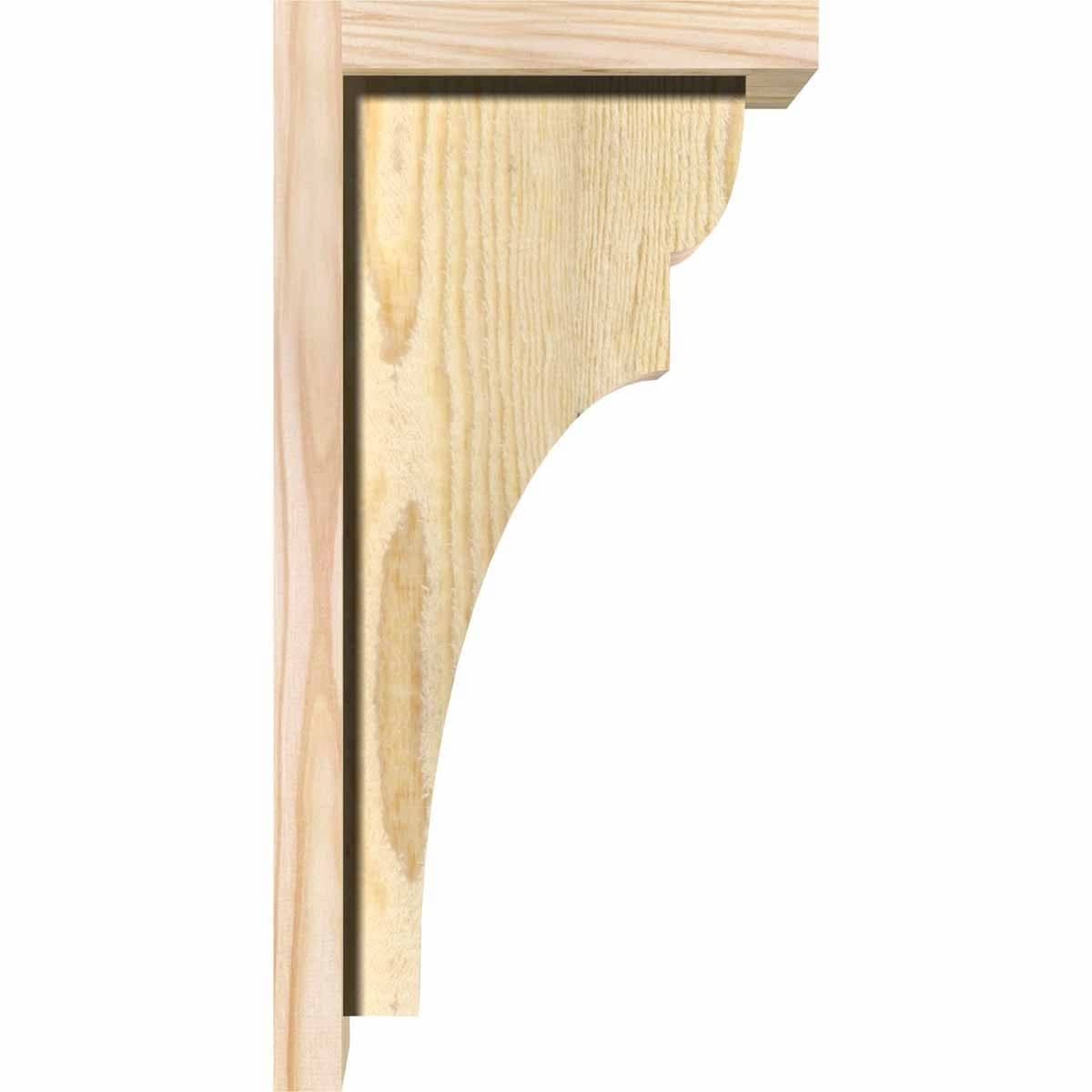 Yorktown Rough Sawn Corbel with Backplate, Douglas Fir J701